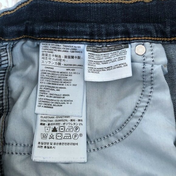 Levi's Mile High Super Skinny Jeans 32 - Picture 7 of 10